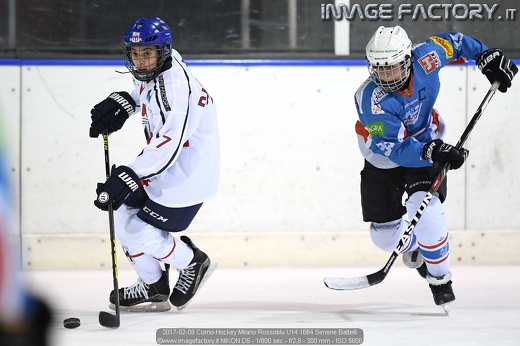 2017-02-08 Como-Hockey Milano Rossoblu U14 1664 Simone Battelli